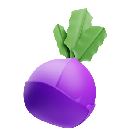 Onion  3D Illustration