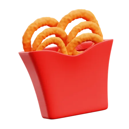 Onion Ring  3D Icon