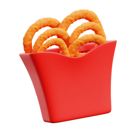 Onion Ring  3D Icon