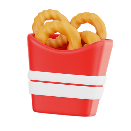 Onion Ring  3D Icon