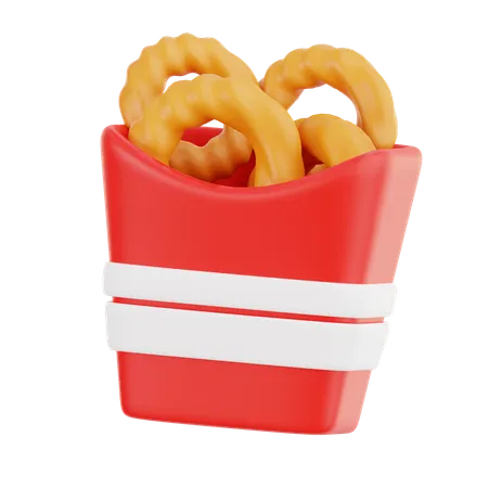 Onion Ring  3D Icon