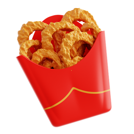 Onion Rings  3D Icon