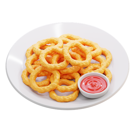 Onion rings  3D Icon
