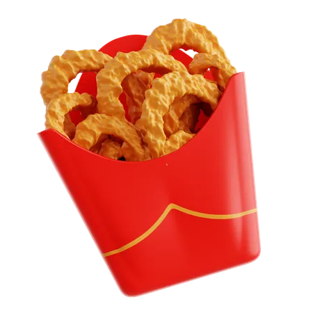 Onion Rings  3D Icon