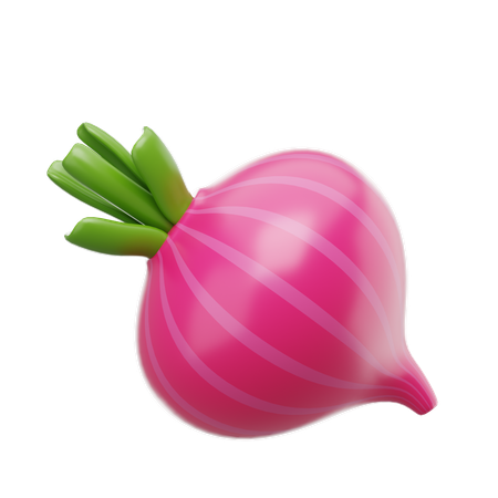 Onions  3D Icon