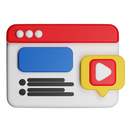 Online  3D Icon