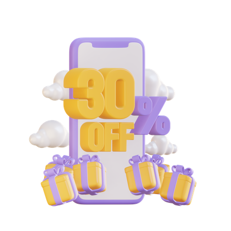 Online 30 Prozent Rabatt  3D Illustration