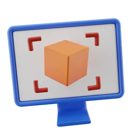 Online-3D-Modellierung  3D Icon