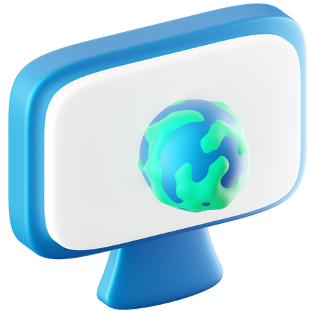 Online  3D Icon