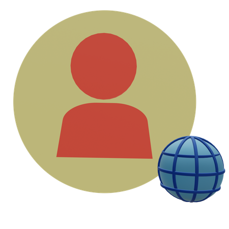 Online Account  3D Icon