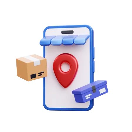 Online Address  3D Icon