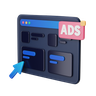 3d online ads logo