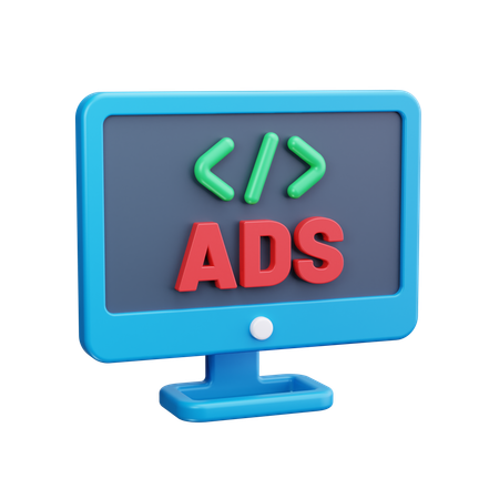 온라인 광고  3D Icon