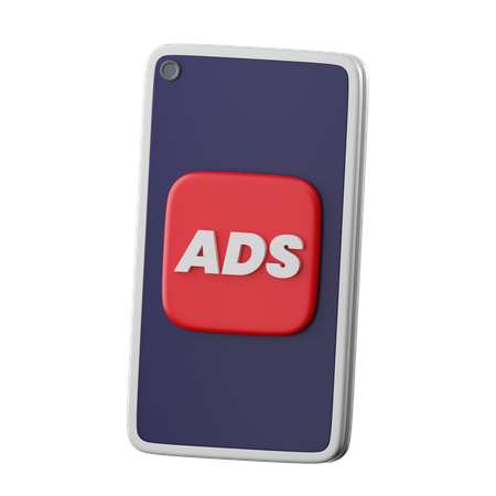 Online Advertising  3D Icon