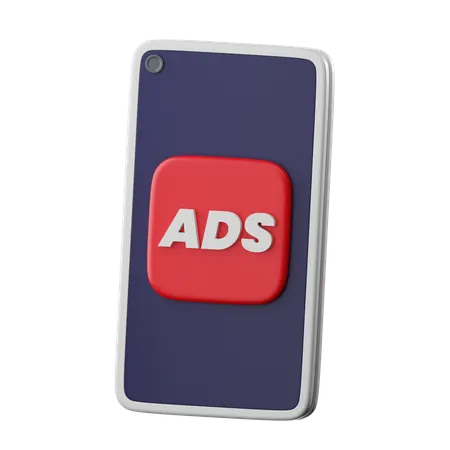 Online Advertising  3D Icon