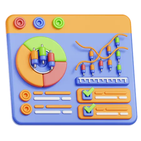 Análise on-line  3D Icon