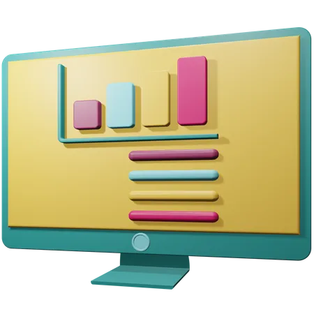 Online-Analyse  3D Icon