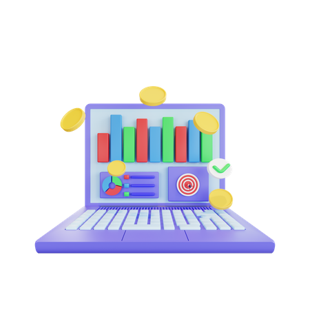 Online-Analyse  3D Icon