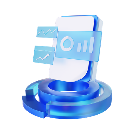 Online-Analyse  3D Icon