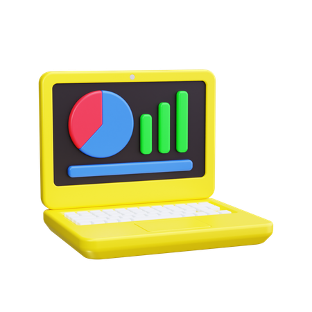 Online-Analysediagramm  3D Icon