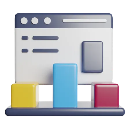 Online Analysis  3D Icon