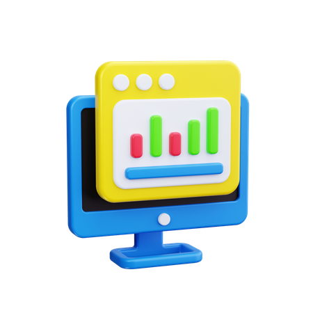 Online Analysis  3D Icon