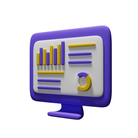 Online Analysis  3D Icon