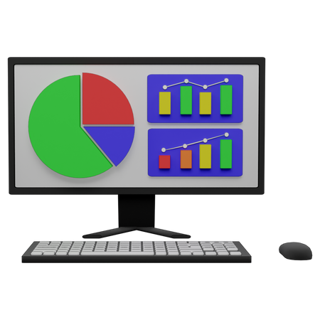 Online Analysis  3D Icon