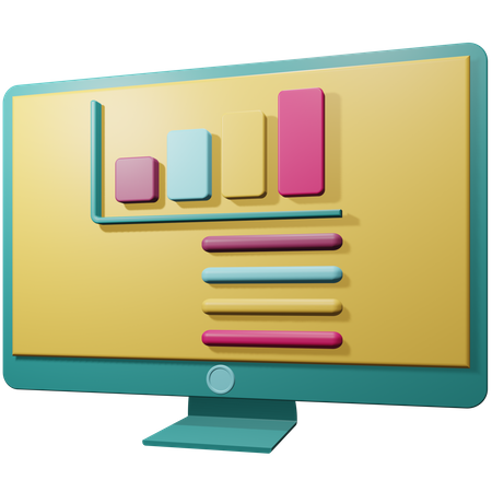 Online Analysis  3D Icon