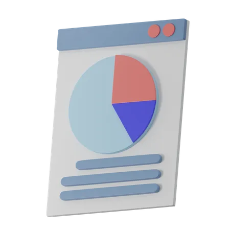 Online Analysis  3D Icon