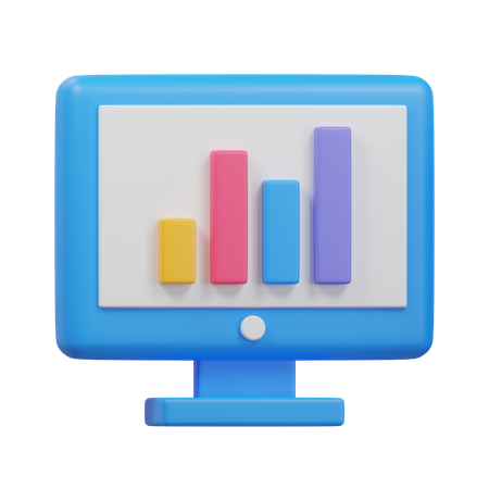 Online Analysis  3D Icon