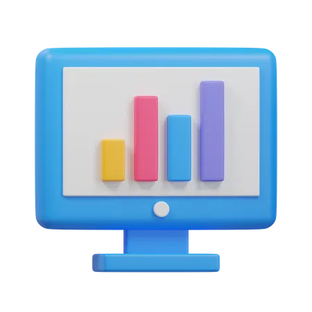 Online Analysis  3D Icon