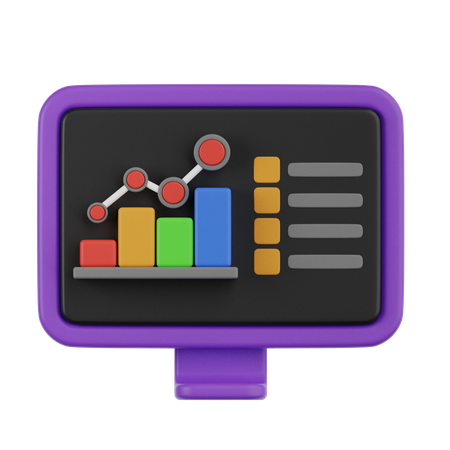 Online Analysis  3D Icon