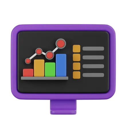 Online Analysis  3D Icon