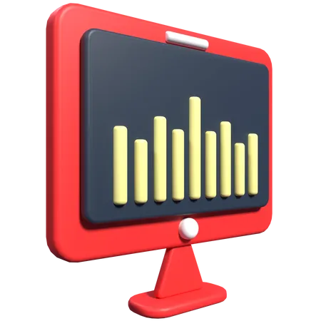 Online Analysis  3D Icon