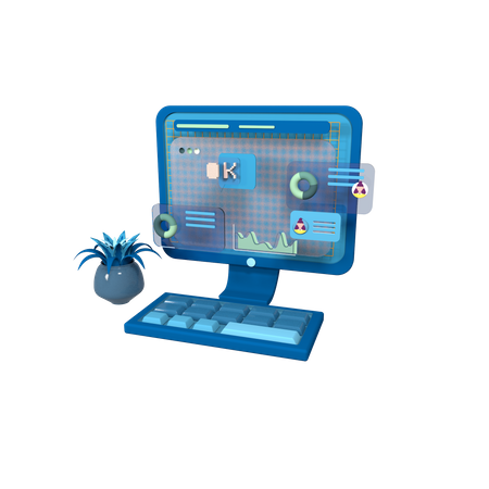 Online Analysis  3D Icon