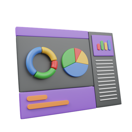 Online Analysis  3D Icon