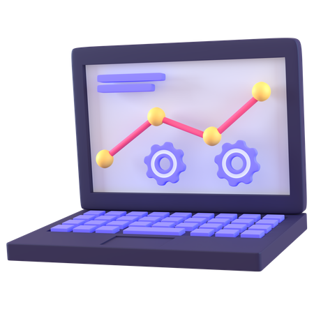 Online Analysis  3D Icon