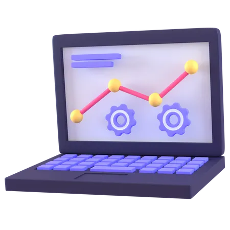 Online Analysis  3D Icon