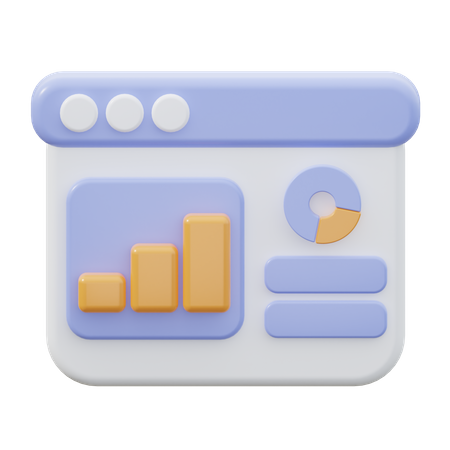 Online Analysis  3D Icon