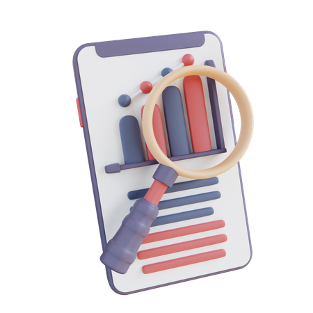 Online Analysis  3D Icon