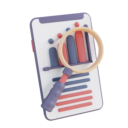 Online Analysis  3D Icon