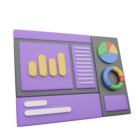 Online Analysis  3D Icon