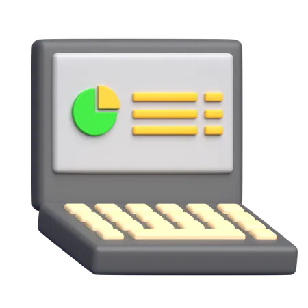 Online Analysis  3D Icon