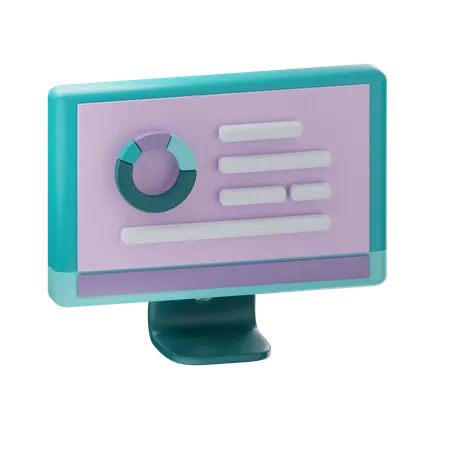 Online Analysis  3D Icon