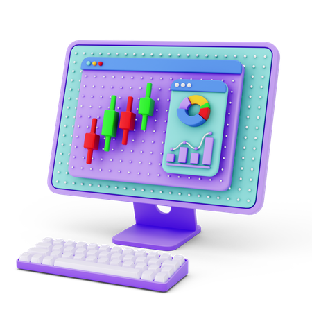 Online Analysis  3D Icon