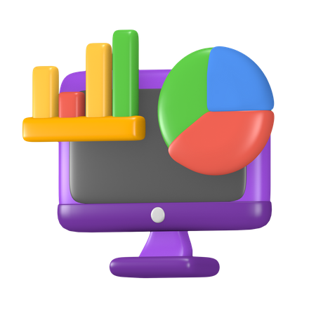 Online Analysis  3D Icon