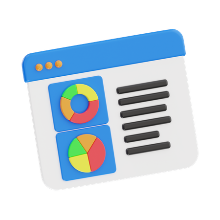 Online Analysis  3D Icon