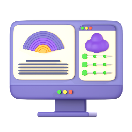 Online Analysis  3D Icon