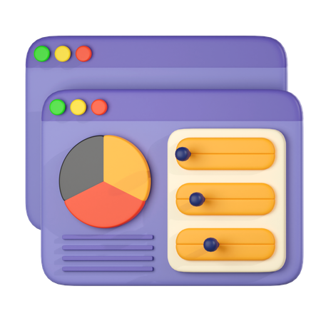 Online Analysis  3D Icon